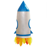 Kids Children Rocket Inflatable Costume Funny Party Jumpsuit Cosplay Costume Halloween Carnival Suit